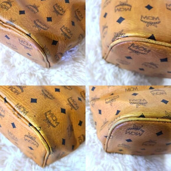💯 Authentic Cognac MCM Tote Bag 🍀 - Picture 6 of 17